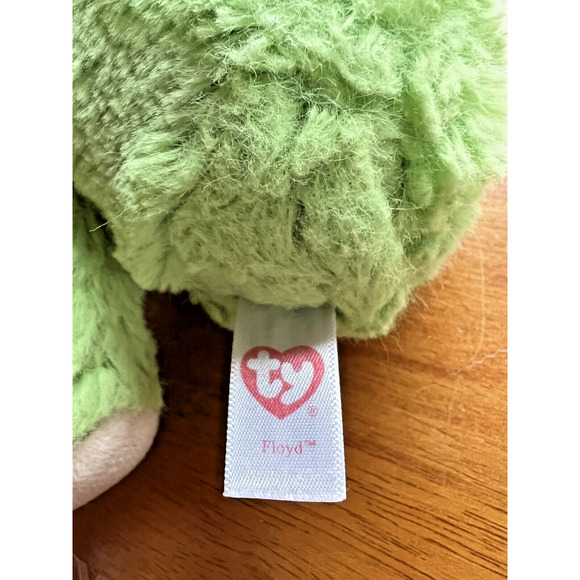 Ty Attic Treasures Floyd Green Frog Retired 2018 Plush - Picture 7 of 9